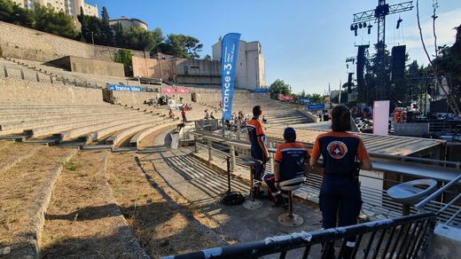 Dispositif de secours au Marseille Jazz des 5 continents